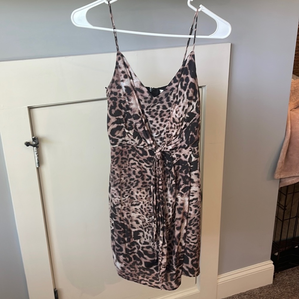 Boutique Women's Leopard Mini Dress Size Small